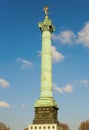 The July Column at the Place de la Bastille Royalty Free Stock Photo