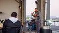 July 9, 2022 Comedy Edge: Stand-Up On the Waterfront 9th Avenue Terminal, Brooklyn Basin 288 Ninth Ave. Oakland, CA 94606, Johnny Royalty Free Stock Photo