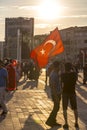 July 15 Coup Attempt Protests in Istanbul Royalty Free Stock Photo