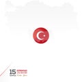 July 15 is a day of democracy and national unity.Translation into Turkish; 15 Temmuz Demokrasi ve Milli Birlik GÃÂ¼nÃÂ¼