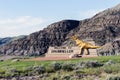 Drumheller Sign Dinosaur