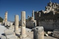 July 30, 2022, Ephesus, Turkey. The Remains Of Columns Of The State Agora Along Curete Street In Ephesus