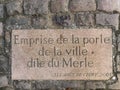 July 18, 2017 France city of Cluny, region of the Burgundy: Old narrow street of the central part of the city in hot, sunny summer