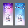 July holiday banner.Independence day celebration background