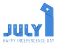 July 1, Independence Day of Somalia congratulatory design with somalian flag elements