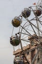 1at July, 2022, Kolkata, West Bengal, India: Giant ferry's wheel in county fair Royalty Free Stock Photo