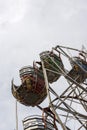 1at July, 2022, Kolkata, West Bengal, India: Giant ferry's wheel in county fair Royalty Free Stock Photo