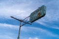 July 11 2018 - Las Vegas Nevada: Old rusted vintage motel sign for the Las Vegas Court motel