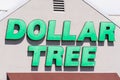 July 21, 2020 Milpitas / CA / USA - Close up of Dollar Tree store sign; Dollar Tree Stores, Inc., is an American chain of discount Royalty Free Stock Photo