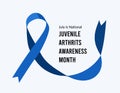 July is National Juvenile Arthrits Awareness Month. Vector illustration