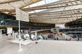 Forum des Halles shopping complex in Paris with people Royalty Free Stock Photo