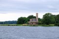 July 31 2023 - Potsdam, Berlin, Brandenburg, Germany: impressions from a boat trip on the Havel River near Glienicke Bridge