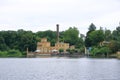 July 31 2023 - Potsdam, Berlin, Brandenburg, Germany: impressions from a boat trip on the Havel River near Glienicke Bridge