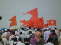 18 July 2011, Pune, Maharashtra, India,Saint Dnyaneshwar Maharaj Palkhi with devotee and pilgrims during holy procession in Dive