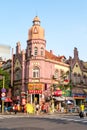 July 2013 - Qingdao, China - historic german style buildings in the old town