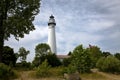 Wind Point Lighthouse In Racine Harbor In The U.S. State of Wisconsin Royalty Free Stock Photo