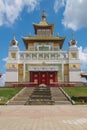 July 25, 2023. Russia, Republic of Kalmykia, Elista, Buddhist temple Golden Abode of Buddha Shakyamuni