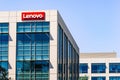 July 29, 2019 Santa Clara / CA / USA - Lenovo Group Limited headquarters located in Silicon Valley; Lenovo is a Chinese technology