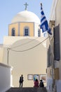 Oia Village, Santorini. Greece Aegean Sea Royalty Free Stock Photo