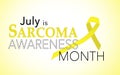 July is sarcoma awareness month