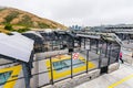 July 4, 2019 Sausalito / CA / USA - The Marine Mammal Center located in Marin Headlands in North San Francisco bay; the center is Royalty Free Stock Photo