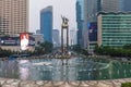Selamat Datang Monument located in Central Jakarta, Indonesia