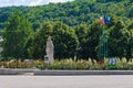 July 4, 2021, Soroca Moldova monument to Stefan cel Mare. For editorial use