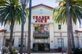 Entrance to one of the Traders Joe`s supermarkets located in Silicon Valley Royalty Free Stock Photo