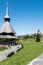 Barsana wooden monastery, Maramures, Romania. Barsana monastery is one of the main point of interest in Maramures area