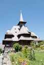 Barsana wooden monastery, Maramures, Romania. Barsana monastery is one of the main point of interest in Maramures area