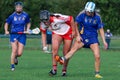 Molly Kelleher and Lynda O Connell at the SE Systems Cork Camogie Senior Club Championship: St. Finbarrs v Ballygarvan Royalty Free Stock Photo