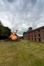 July 29th, 2017, Distillers Walk, Midleton, Co Cork, Ireland - Old copper container outside of the Jameson Experience Royalty Free Stock Photo