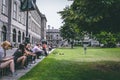 July 26th, 2011, Dublin, Ireland - Trinity College, officially the College of the Holy and Undivided Trinity of Queen Elizabeth Royalty Free Stock Photo