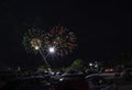 July 4th Prattville fireworks display in 2020 Royalty Free Stock Photo