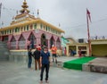 July 18th 2021 Uttarakhand India. People visiting temple in north India dedicated to Mhasu Devta, the native god of the region in Royalty Free Stock Photo