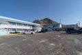 Clown Motel in Tonopah NV - Exterior and parking lot view of the Royalty Free Stock Photo