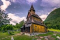 July 23, 2015: Urnes Stave Church, UNESCO site, in Ornes, Norway Royalty Free Stock Photo