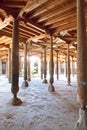 Juma masjid X century- the Friday mosque with Wooden Columns in the Khivan fortress Ichang-Kala. Khiva, Uzbekistan