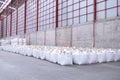 Jumbo bags of rice Is a rice storage system And easy to transport and count