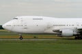 Jumbo jet airplane taxiing Royalty Free Stock Photo