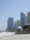 Jumeirah Beach Residence buildings Royalty Free Stock Photo