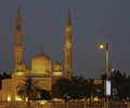 Jumeirah Mosque Dubai after sunset