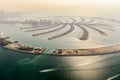 Jumeirah Palm Island - Dubai, United Arab Emirates Royalty Free Stock Photo