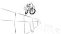 Jump on a Bmx bike. Classic tween.