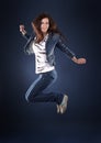 Jump dancer Royalty Free Stock Photo