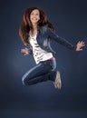 Jump dancer Royalty Free Stock Photo