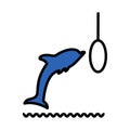 Jump Dolphin Icon