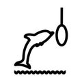 Jump Dolphin Icon