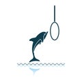 Jump Dolphin Icon