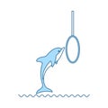 Jump Dolphin Icon